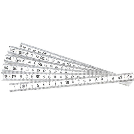 Brüder Mannesmann  M  810-PVC-2 Maßstab   2 m Kunststoff