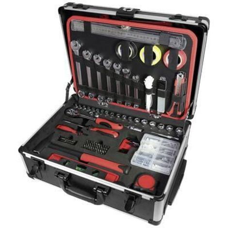 Brüder Mannesmann M29076 Maletín de herramientas negro 211 piezas