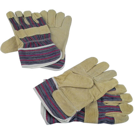Brüder Mannesmann M41702  Schweinsspaltleder Arbeitshandschuh Größe (Handschuhe): Universalgröße