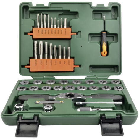 Brüder Mannesmann M53230 Gewindeeinsatz 40teilig   M3, M4, M5, M6, M7, M8, M10, M12