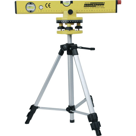 Brüder Mannesmann M81125 Laser-Wasserwaage inkl. Stativ 40 cm 30 m 0.5 mm/m