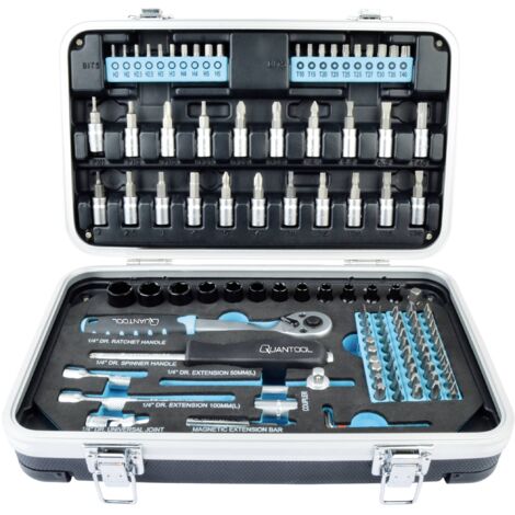 Brüder Mannesmann QUANTOOL Q25003 Jeu d'embouts 116 pièces 1/4" (6.3 mm) D346352