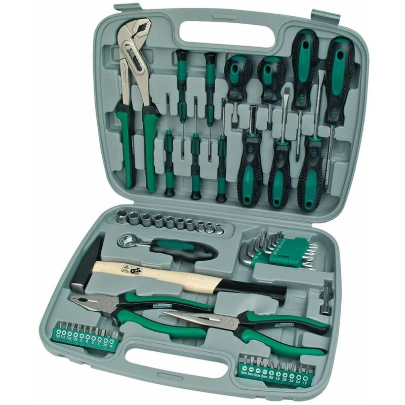 

Brüder Mannesmann Set de herramientas 57 piezas verde 29057