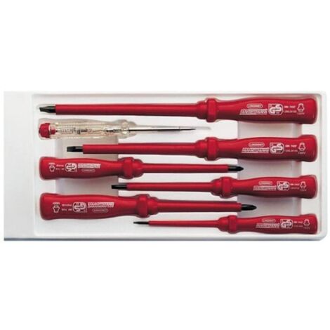 Brüder Mannesmann Set di cacciaviti elettrici, 7 pezzi  M 1187-PROFI
