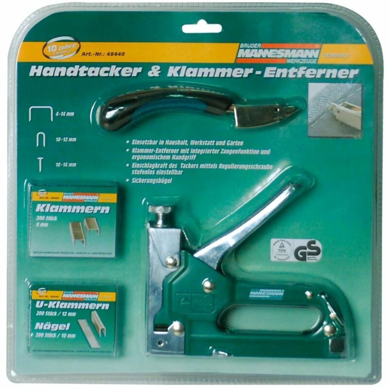

Bh Design - Brüder Mannesmann Set Pistola grapadora 5 piezas 48440