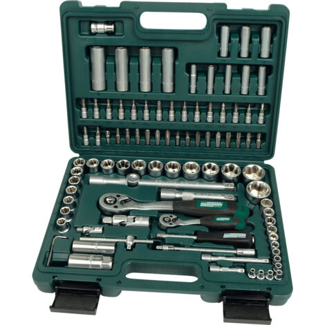 Brüder Mannesmann  Steckschlüsselsatz metrisch 1/4" (6.3 mm), 1/2" (12.5 mm) 94teilig M 2055-SL