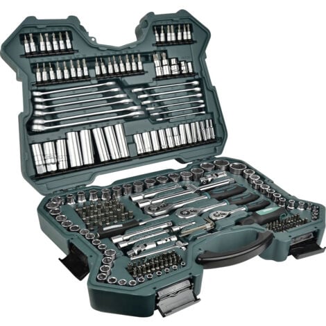 Brüder Mannesmann  Steckschlüsselsatz metrisch 1/4" (6.3 mm), 3/8" (10 mm), 1/2" (12.5 mm) 215teilig