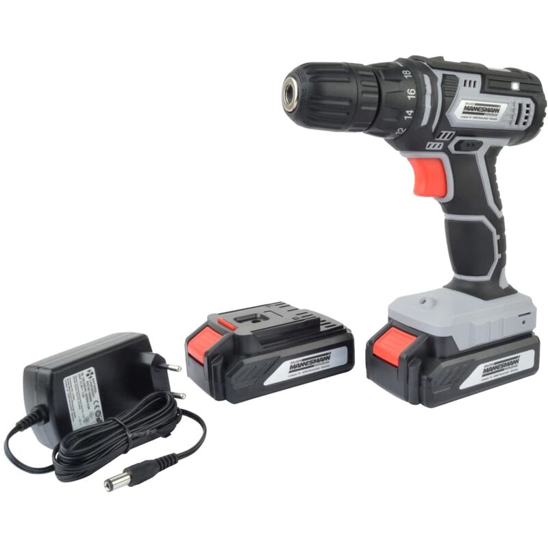 

Bh Design - Brüder Mannesmann Taladro inalámbrico 2x20 V 1,5 Ah