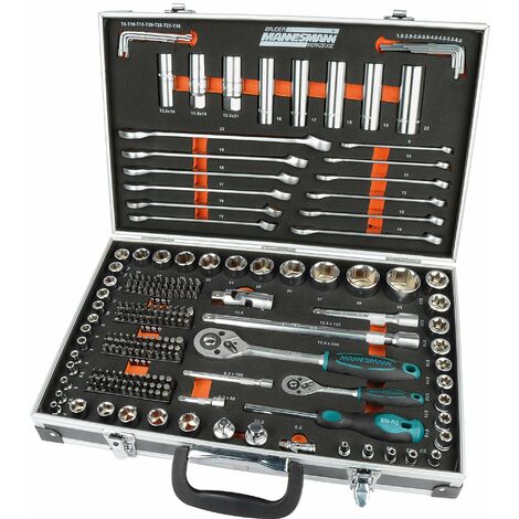 Brüder Mannesmann Tools M98432 Socket Spanner Set 232 Pieces