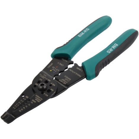 Brüder Mannesmann Werkzeuge M10875 - Pinza spelafili e pinza per schiacciare