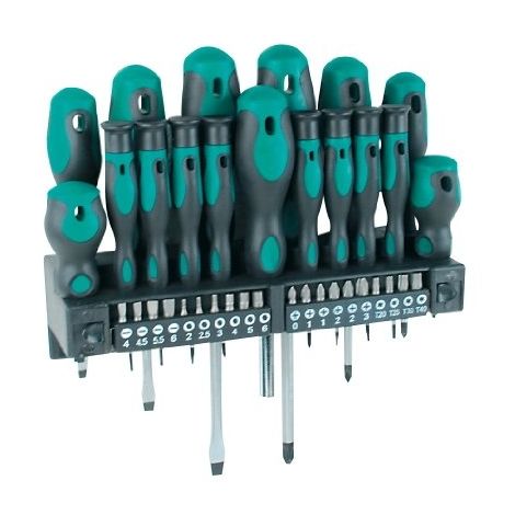 BRÜDER MANNESMANN WERKZEUGE M11415 SET DE TOURNEVIS ET EMBOUTS 37 PIÈCES