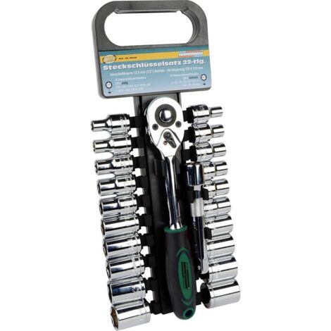 BRÜDER MANNESMANN WERKZEUGE M29106 JEU DE DOUILLES 1/2'' 22 PIÈCES