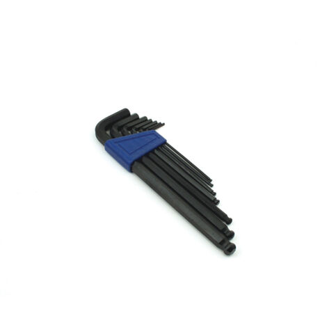 Brüder Mannesmann Winkelschraubendreher-Set 10 mm, 8 mm, 6 mm, 5 mm, 4 mm, 3 mm, 2.5 mm 7teilig
