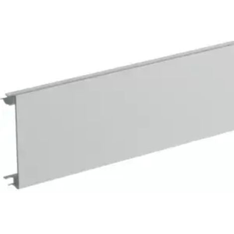 Brüstungskanal-Oberteil PVC 80mm lichtgrau