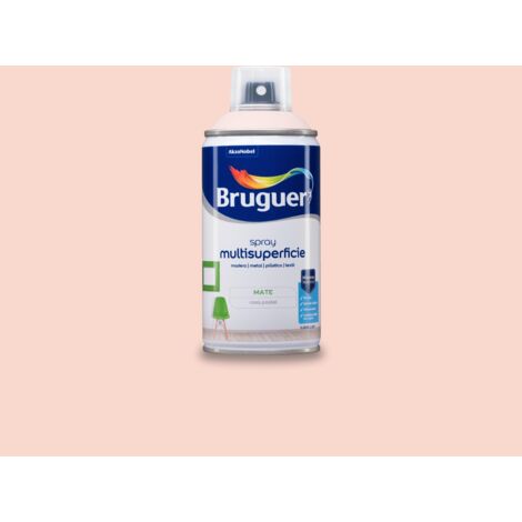 Bruguer Acrylic Multisuperficie Esmalte al agua en Spray Mate Rosa Pastel 300 ml