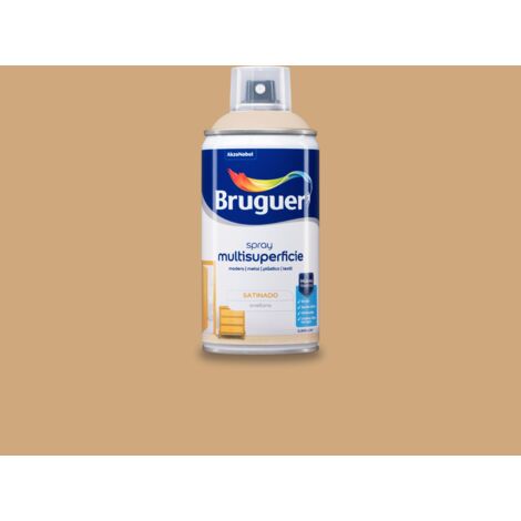 Bruguer Acrylic Multisuperficie Esmalte al agua en Spray Satinado Avellana 300 ml