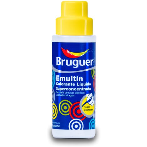Bruguer Emultín Colorante Líquido Superconcentrado para pinturas y esmaltes Amarillo Limón 100 ml