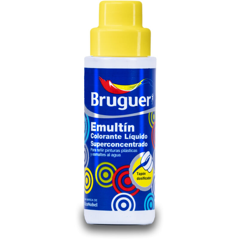 Emultín Colorante Líquido Superconcentrado para pinturas y esmaltes Amarillo Limón 250 ml - Bruguer