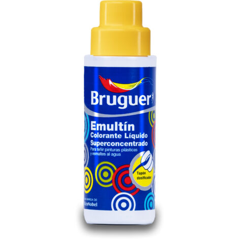 Bruguer Emultín Colorante Líquido Superconcentrado para pinturas y esmaltes Amarillo Oro 250 ml