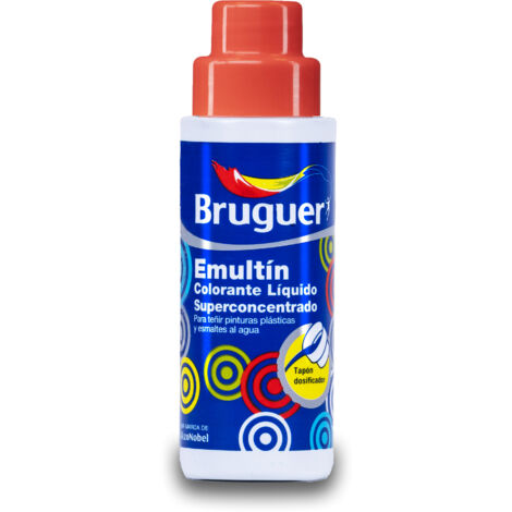 Bruguer Emultin Colorante Liquido Superconcentrado para pinturas y esmaltes Bermellón 250 ml