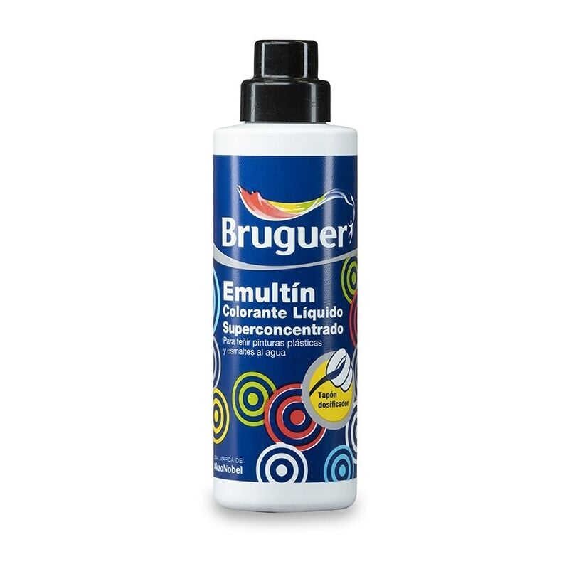 Emultín Colorante Líquido Superconcentrado para pinturas y esmaltes Negro 250 ml - Bruguer