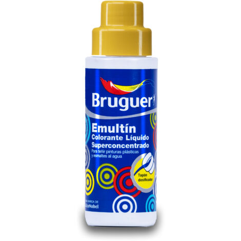 Bruguer Emultín Colorante Líquido Superconcentrado para pinturas y esmaltes Ocre 100 ml