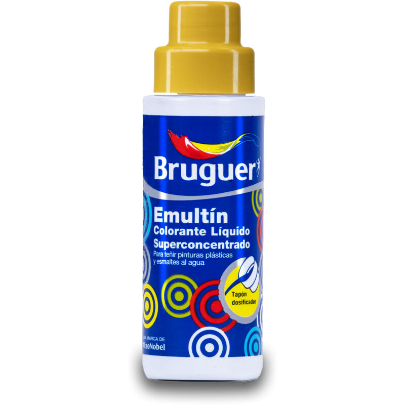 Emultín Colorante Líquido Superconcentrado para pinturas y esmaltes Ocre 250 ml - Bruguer