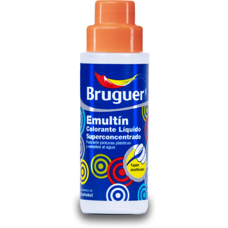 Bruguer Emultín Colorante Líquido Superconcentrado para pinturas y esmaltes Salmón 100 ml