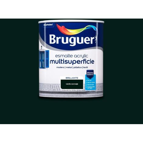 Bruguer Esmalte acrylic brillante verde carruaje 750 Ml