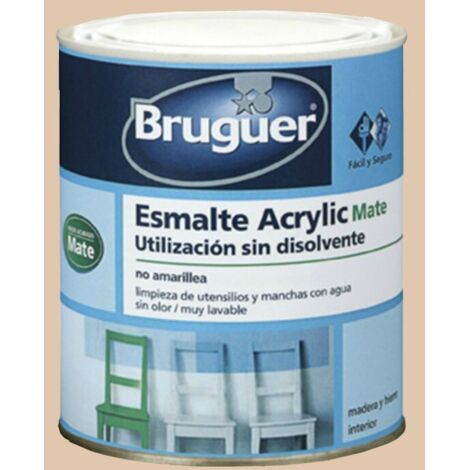 Bruguer Esmalte acrylic multisuperficie mate Beige 750 Ml