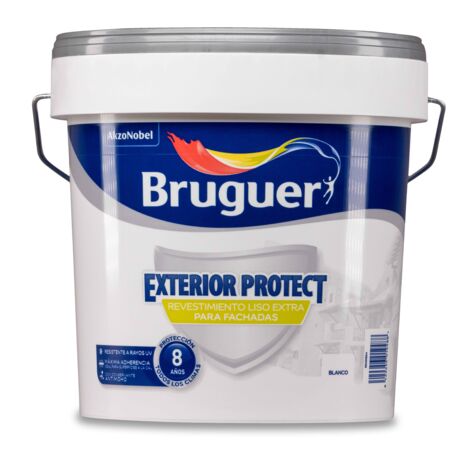 Bruguer Exterior Protect Revestimiento Liso Blanco 4 L