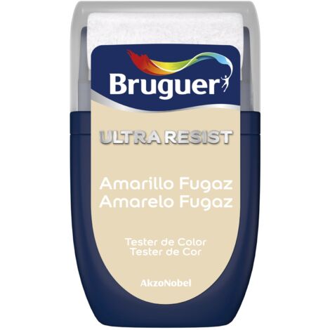 Bruguer Tester ULTRA RESIST Pintura para paredes ultra lavable Amarillo Fugaz 30 ml