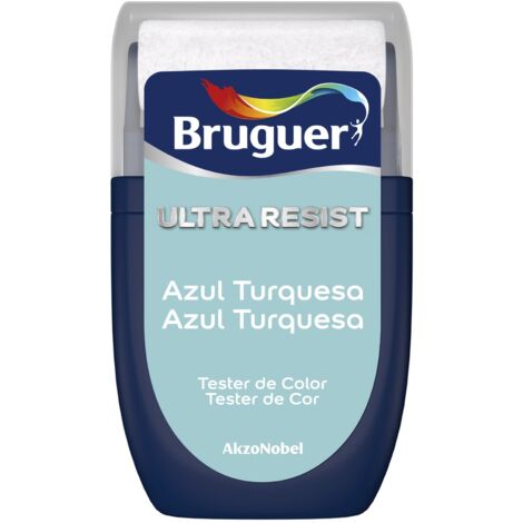Bruguer Tester ULTRA RESIST Pintura para paredes ultra lavable Azul Turquesa 30 ml