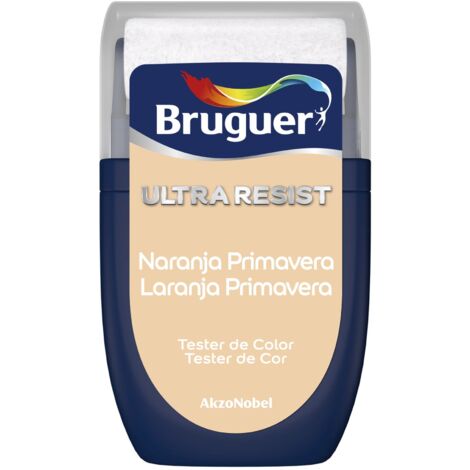 Bruguer Tester ULTRA RESIST Pintura para paredes ultra lavable Naranja Primavera 30 ml