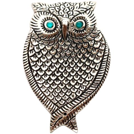 Brûle-encens décoratif hibou pour aromathérapie, relaxation et méditation à la maison
