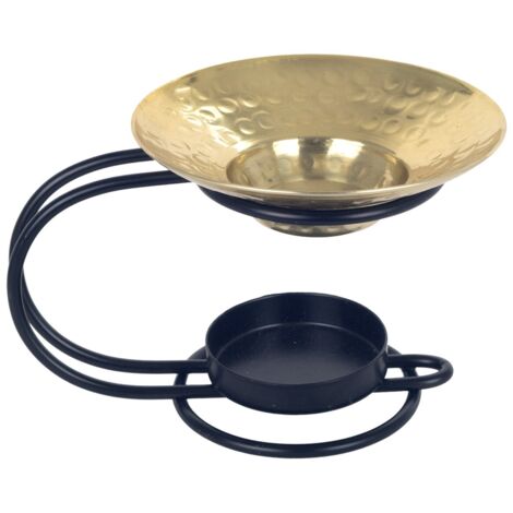 Brûle-encens décoratif, idéal pour l'aromathérapie et la méditation, design élégant pour la maison et le bureau.