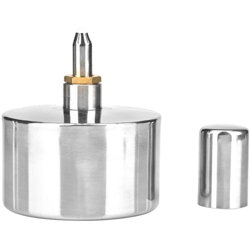 Rapanda - Brûleur à alcool épaissi en acier inoxydable de 400 ml avec lampe dentaire à vis et mèche