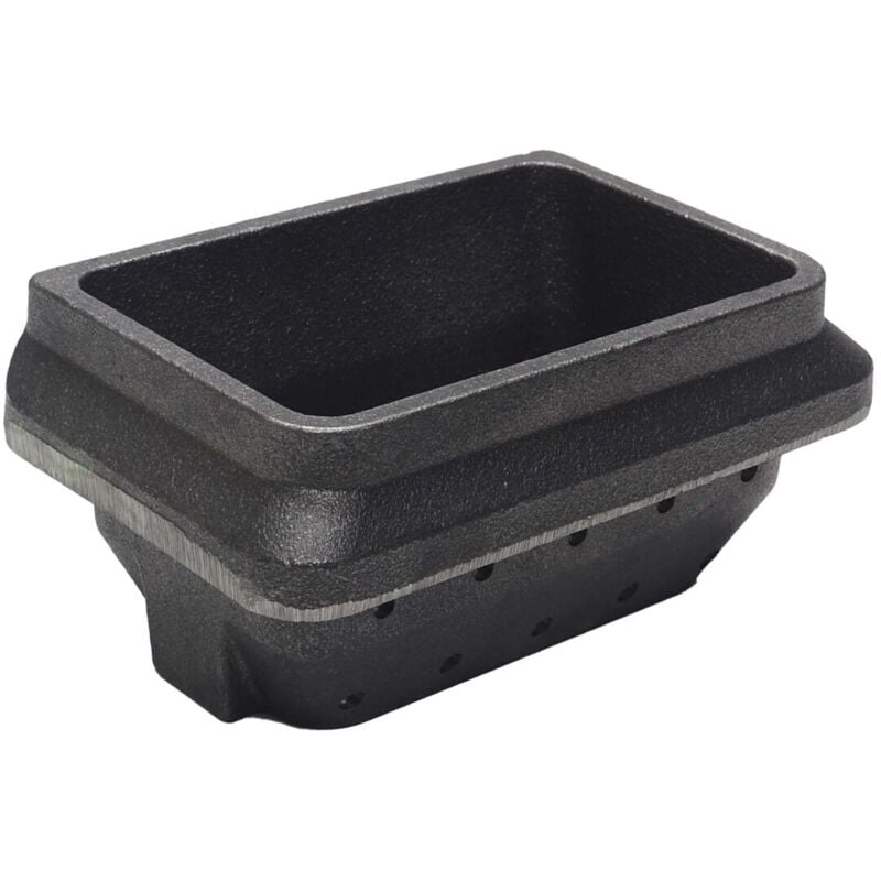 Brûleur à creuset en fonte pour poêle à granulés de différentes tailles : 16,5x10,6x7,6 h cm