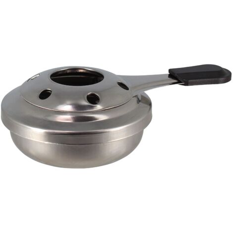 Brûleur à fondue en acier inoxydable 14,5cm