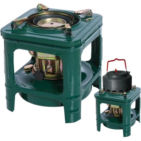 Brûleur à pétrole portable - table de pique - nique de camping à 8 bobines