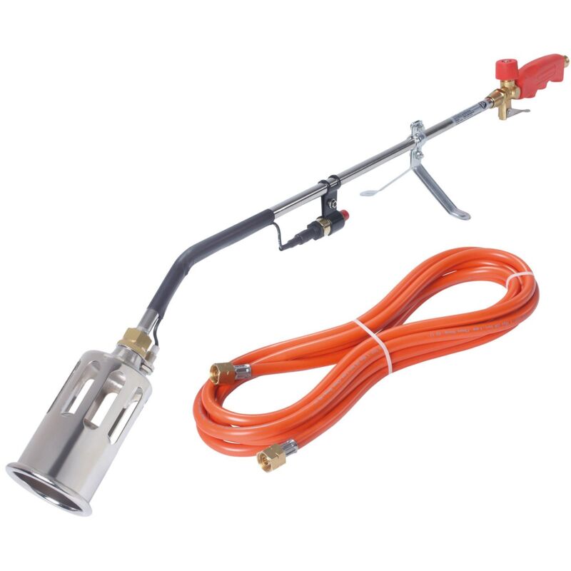 Rothenberger - Industrial romaxi Kit brûleur de chauffe avec allumage piézoélectrique y compris tuyau de propane de 5 m avec allumage piézoélectrique