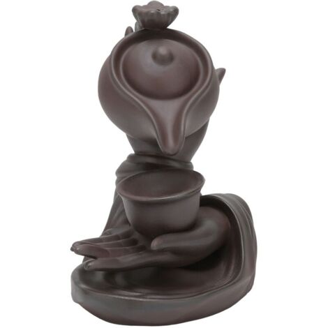 Brûleur d'encens cascade, support de reflux de fumée innovant, décoration de Table