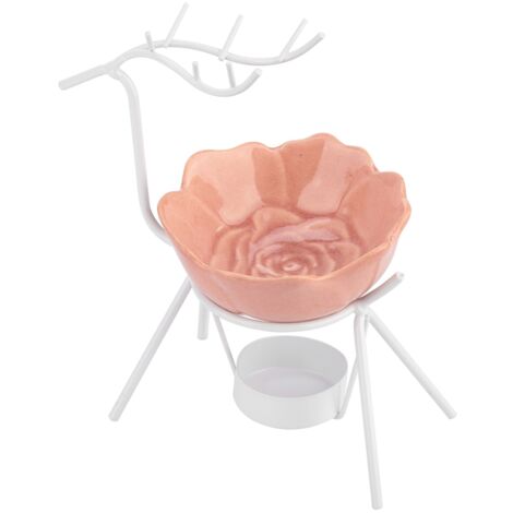 Brûleur d'Encens en Forme de Cerf pour Huiles Essentielles - Lampe Aromathérapie