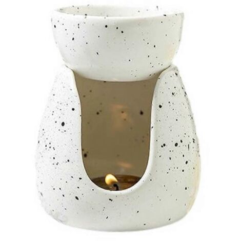 Brûleur d'huiles essentielles en céramique, chauffe-bougie, diffuseur en céramique ---