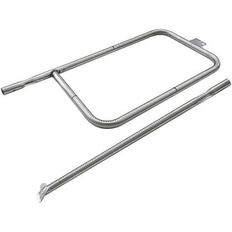 Brûleur en INOX pour Weber Q300 Q320 Q3000 Q3100 Q3200, Accessoire pour Barbecue Gaz Weber Q Séries 300 et 3000, Pièces de Rechange pour 60036 80387 65032