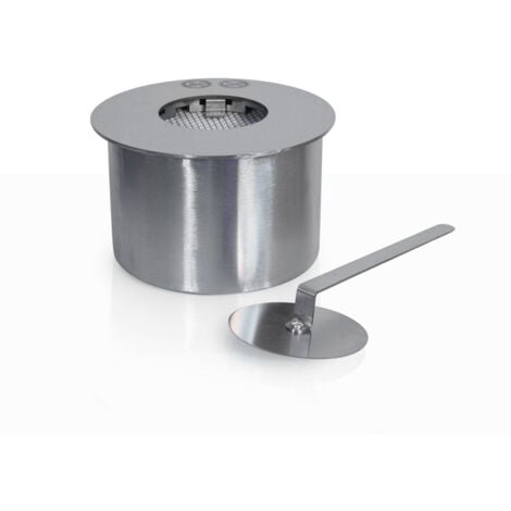 DIVINA FIRE biocheminée en acier inoxydable 1,5 lt d.17 cm