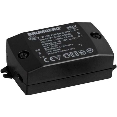 Brumberg LED-Konverter, 350 mA 7,2W, nicht dimmbar - 68 x 35 x 21 mm