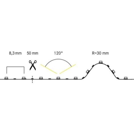 Brumberg Leuchten LED-Flexband 24V 2700K IP00 5m 38202027