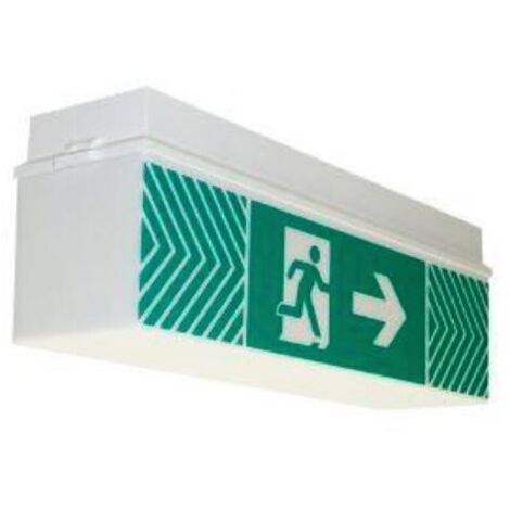 Brumberg Leuchten LED-Rettungszeichenleuchte mit Piktogramm, 3/8h 79031004