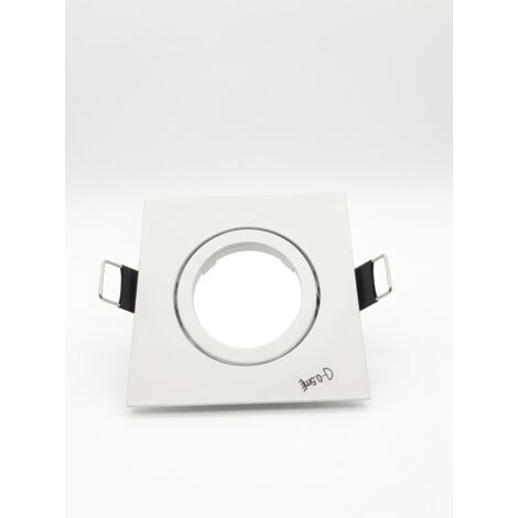 BRUMBERG - Support de spot encastrable - Carré blanc orientable - Design moderne - Voir photos